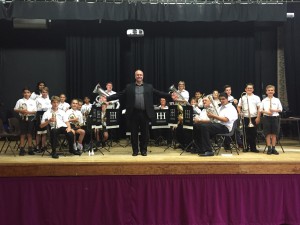 Training Band concert with maestro Mr Ash Horton. With special thanks our hosts, The Cavendish School