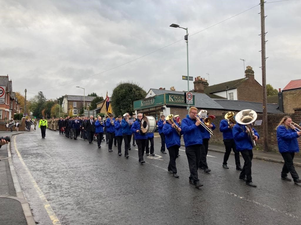 Remembrance Parade Berkhamsted Nov 2021