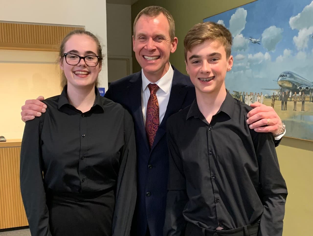 Will & Nicola with Philip Harper County Youth & Cory April 2022